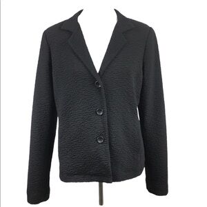 Eileen Fisher Stretch Texture Blazer Size M